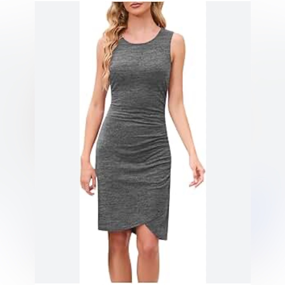 TREASURE & BOND Sleeveless dress w/ruching NWT sz XS